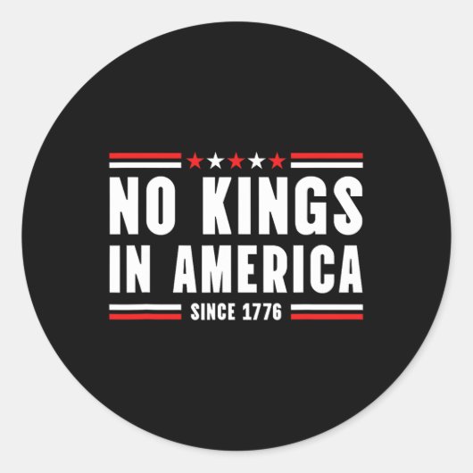 Patriotischer Protest gegen die Demokratie 14. Jun Runder Aufkleber (Vorderseite)