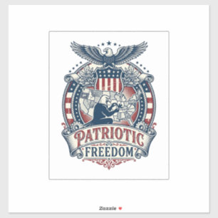Patriotischer Rätselliebhaber Vektorgrafik T-Shirt Aufkleber