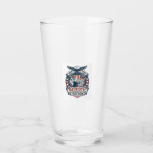 Patriotischer Rätselliebhaber Vektorgrafik T-Shirt Glas