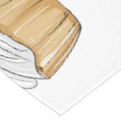 Patriotischer Red White Blue Cupcake Flag Star Tischdecke (Schrägansicht)