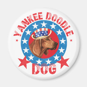 Patriotischer Redbone Coonhound Magnet