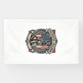 Patriotischer Rettungshund Banner (Horizontal)