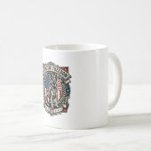 Patriotischer Rettungshund Kaffeetasse (VorderseiteRechts)