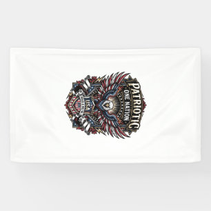 Patriotischer Rock Eagle Crest Musik Rock Metal Pa Banner