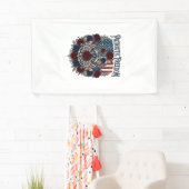 Patriotischer Rosengarten Banner (Insitu)