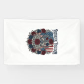 Patriotischer Rosengarten Banner (Horizontal)