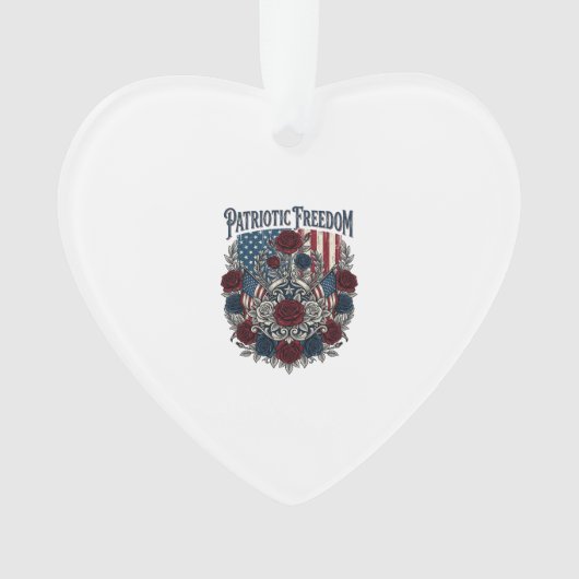 Patriotischer Rosengarten Ornament (Vorderseite)
