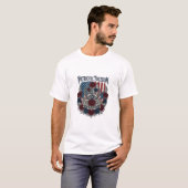 Patriotischer Rosengarten T-Shirt (Vorne ganz)