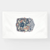 Patriotischer Sauerteigbäcker Banner (Horizontal)