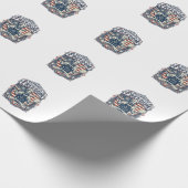 Patriotischer Sauerteigbäcker Geschenkpapier (Ecke)