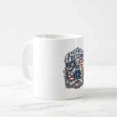 Patriotischer Sauerteigbäcker Kaffeetasse (Vorderseite Links)