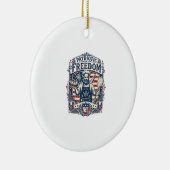 Patriotischer Sauerteigbäcker Keramik Ornament (Rechts)