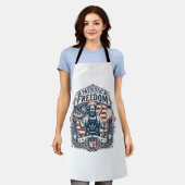 Patriotischer Sauerteigbäcker Schürze (Getragen)