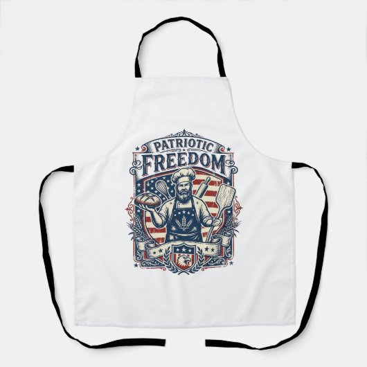 Patriotischer Sauerteigbäcker Schürze (Vorderseite)