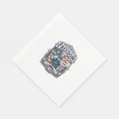Patriotischer Sauerteigbäcker Serviette (Ecke)