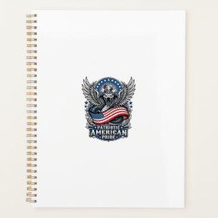 Patriotischer Schlangenschädel Liberty-Biest-Tier- Planer