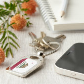 Patriotischer Schlüsselanhänger mit der Flagge Kal (Seite)