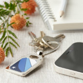 Patriotischer Schlüsselanhänger mit Flagge von Kol (Seite)