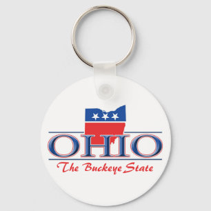 Patriotischer Schlüsselanhänger Ohios