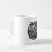 Patriotischer Schulbusfahrer Kaffeetasse (Vorderseite Links)