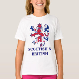 Patriotischer Scottish und Brtish T-Shirt