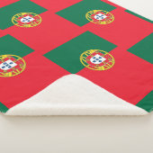 Patriotischer Sherpa Blanket mit portugiesischer F Sherpadecke (3/4)