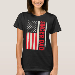 Patriotischer singender Musiker Opern-Karaoke-Säng T-Shirt