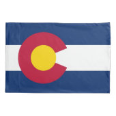Patriotischer Single Pillowcase Fahne Colorado Kissenbezug (Rückseite)