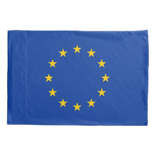 Patriotischer Single Pillowcase-Fahne der Europäis Kissenbezug