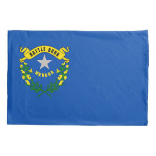 Patriotischer Single Pillowcase Fahne von Nevada, Kissenbezug