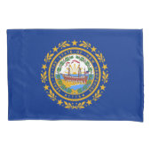 Patriotischer Single Pillowcase Fahne von New Hamp Kissenbezug (Vorderseite)