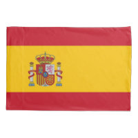 Patriotischer Single Pillowcase Flagge Spaniens