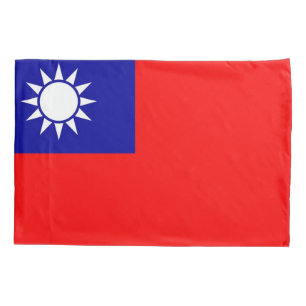 Patriotischer Single Pillowcase Flagge Taiwans Kissenbezug