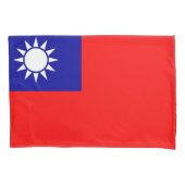 Patriotischer Single Pillowcase Flagge Taiwans Kissenbezug (Vorderseite)