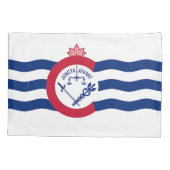 Patriotischer Single Pillowcase mit Cincinnati-Fla Kissenbezug (Rückseite)