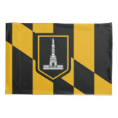 Patriotischer Single Pillowcase mit der Flagge von Kissenbezug (Rückseite)