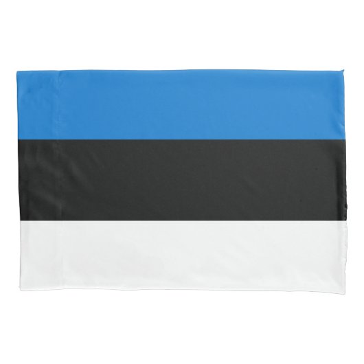 Patriotischer Single Pillowcase mit estnischer Fla Kissenbezug (Vorderseite)