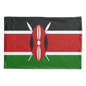 Patriotischer Single Pillowcase mit kenianischer F Kissenbezug (Rückseite)