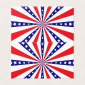 Patriotischer Sonnenstrahl (Außenseite Aufgefaltet)