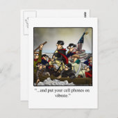 Patriotischer Spaß Postcard Postkarte (Vorne/Hinten)