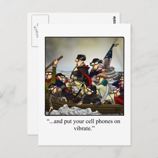 Patriotischer Spaß Postcard Postkarte (Vorne/Hinten)