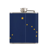 Patriotischer Spezialkolben mit der Flagge von Ala Flachmann (Rückseite)