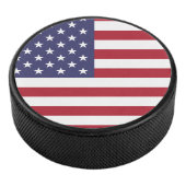 Patriotischer spezieller Hockey-Puck mit Fahne aus Eishockey Puck (3/4)