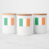 Patriotischer St. Patrick's Day Lebensmitteletikett (Flaschen)