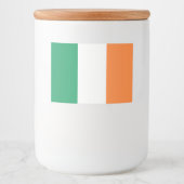 Patriotischer St. Patrick's Day Lebensmitteletikett (Vorderseite)