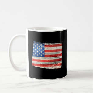 Patriotischer Staat der Wyoming-US-Flagge für Kaffeetasse