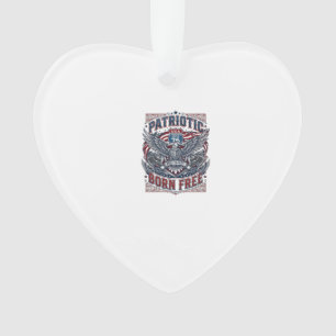 Patriotischer Stahl Road Guardian Biker Road Freed Ornament