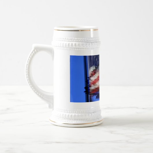 Patriotischer Stein Bierglas (Links)