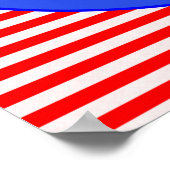 patriotischer Stern 2 Poster (Ecke)