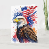Patriotischer Stolz: Eine Feier der Freiheit Karte (Vorderseite)